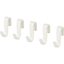 TeknoKapsül 5 Li Kanca Beyaz Renk Kanca 5li Pratik Kullanım Alanı