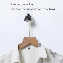 TeknoKapsül Manyetik Anahtarlık Askısı – Duvara Monte, Kendinden Yapışkanlı, Güçlü Mıknatıs, Lamba Şeklinde Modern Dekoratif Anahtarlık Tutucu, 2 Adet, Evınto