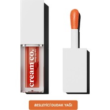 Cream Co. Dudak Parlatıcısı Nemlendirici Besleyici Lip Oil Gloss | Dudak Yağı | Çarkıfelek Aromalı | E Vitamini