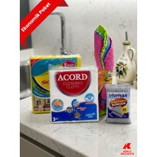 Köklü Züccaciye Ekonomik Temizlik Seti