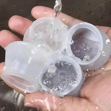 TeknoKapsül 20'li Silikon Masa ve Ayağı Koruyucu – Kaydırmaz, Çizilmez, Yıkanabilir Mobilya Çorabı, Beyaz