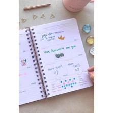 TeknoKapsül Akademik Ajanda 17X24 cm Spiralli 25/26 Retro