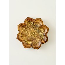 Bella Maison Rico Mango Ağacı Dekoratif Tabak Ahşap Düz Sade Yuvarlak Naturel 22x3,5x22 cm