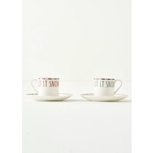 Bella Maison Jolly Porselen 2'li Kahve Fincanı Seti (70 cc)