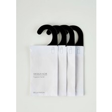 Bella Maison Vanilla Noir 4'lü Koku Kesesi Beyaz 25 Gr Vanilya ve Hindistan Cevizi Sütü Notalarıyla