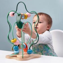 TeknoKapsül Uppsta Boncuklu Helezon Çok Renkli Bebek Çocuk Aktivite Gelişim Oyuncak Oyuncağı
