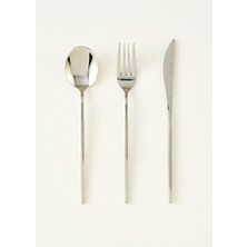 Bella Maison Siena 18 Parça Yemek Çatal Kaşık Bıçak Seti Silver