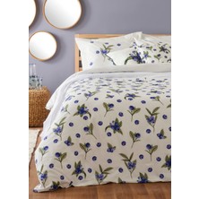 Bella Maison %100 Pamuk Ranforce Blueberry Çift Kişilik Nevresim Seti (200x220 cm)