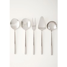 Siena 5 Parça Servis Seti Silver