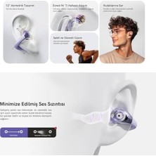 TeknoKapsül Qcy C30 (QT33) Crossky Kablosuz Küpe Kulaklık 4 Mikrofon Enc Ipx5 Bluetooth 5.4 Siyah