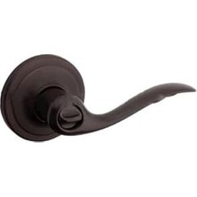 TeknoKapsül Tustin Gizlilik Kilitleme Kapı Kolu, Yatak Odası ve Banyo Kapıları Için Anahtarsız Kilitli Iç Kol, Kolay Kurulum Için Tersine Çevirilebilir, Mikroban Korumalı, Venedik Bronz