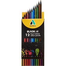 TeknoKapsül Blackline Boya Kalemi 12 Renk, Tam Boy