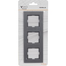 TeknoKapsül Füme Üçlü Çerçeve