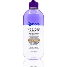 TeknoKapsül Bote Skin Care Çift Fazlı Makyaj Temizleme Suyu 400 ml Lavanta