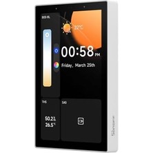 TeknoKapsül Nspanel Pro 120 Akıllı Ev Kontrol Paneli, Ağ Geçidini Ev Güvenliği ile Entegre Edin, Enerji Kullanımını Izleme, Kameraları Görüntüleme, Termostat, Web'de Gezinme (Beyaz) ile 4,7 Inç
