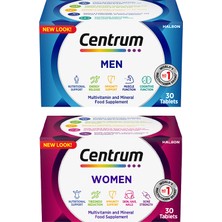 Centrum Men 30 Tablet + Centrum Women 30 Tablet Ikili Set