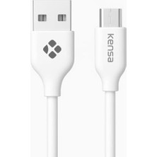 TeknoKapsül Micro USB Hızlı Aktarım Şarj Kablosu – 1 M Uzunlukta Mikro-Usb Şarj ve Veri Kablosu, 2.4 Amper