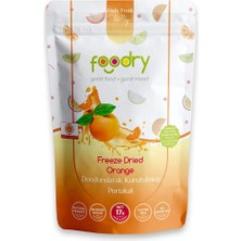 Foodry Dondurularak Kurutulmuş Portakal – Freeze Dry Portakal 17g | Katkısız Çıtır Meyve Atıştırmalığı