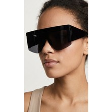 Sanches Plaj Stili Büyük Güneş Gözlüğü Siyah UV400 yüksek koruma140mm Uni