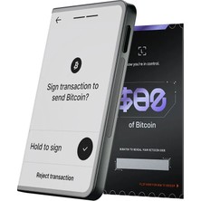 Ledger Stax Grafit Kripto Donanım Cüzdanı ve Recovery Key + 80$ Değerinde BTC Ödülü