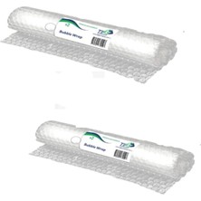 TeknoKapsül Balonlu Naylon Sargı 2 Adet 48 cm En 5 Metre Boyunda Havalı Eşya Koruma Ambalaj Pat Pat 2' Li