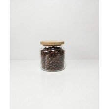 Öz Home Vakumlu Bambu Kapaklı Cam Saklama Kavanozu 635 ml