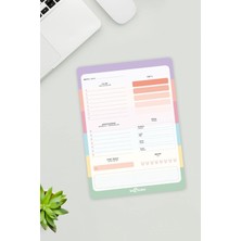 TeknoKapsül Günlük Planlayıcı Blok Pastel