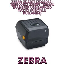 Zebra ZD220T (ZD22042-T0EG00EZ) 203DPI Termal Transfer USB Barkod