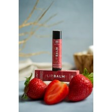 TeknoKapsül Çilek Aromalı Organik Nemlendirici Dudak Balmı 5 gr