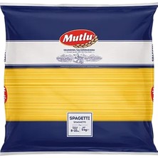 Mutlu Makarna Klasik Spagetti 5 KG