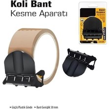 TeknoKapsül 2 Adet Paslanmaz Çelik Bıçak Bant Kesme Aparatı Avuç Içi Ergonomik Dayanıklı Malzeme, Koli Bandı Kesici Kesme Aparatı Aleti