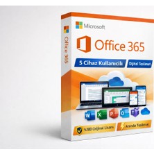 Microsoft Office 365 Dijital Lisans Üyeliği - Garantili - Süresiz - Word, Excel - Androiid, mac windows uyumlu