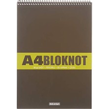 TeknoKapsül A4 Pet Spiralli Bloknot 80 Yaprak, Çizgili