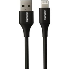 TeknoKapsül Redlıne Hizli Sarj ve Veri Kablosu USB A'dan Lightning'a, 1 Metre