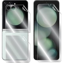 TeknoKapsül Galaxy Z Flip 5 (Iç Dış Ekran ve Arka) Için Ipg Hydrogel Koruyucu