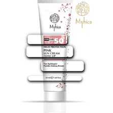 Myhica Spf 50+ Ton Eşitleyici Pembe Güneş Kremi 50ML