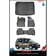 Rizline Citroen Nemo 2007 Sonrası Bagaj Havuzu ve Havuzlu Paspas
