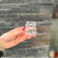 TeknoKapsül 6 Lı Boncuk Üzüm Sunum Bardağı Espresso Bardağı Dekoratif Kahve Yanı Üzüm Bardak Shot Bardağı 6 Adet