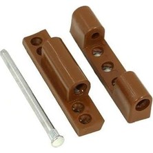 TeknoKapsül Pvc Pencere Menteşesi, Kahverengi, 74MM, Pimapen Uyumlu