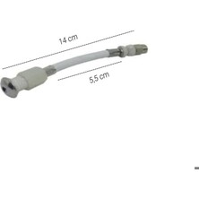 TeknoKapsül Gömme (Asma) Klozet Taharet Çubuğu 14 cm Düz