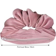 TeknoKapsül X-Perk Sporcu Saç Tokası Fermuarlı Cepli Lastikli Saç Tokası Cüzdan Saç Tokası