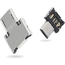 TeknoKapsül Type C To USB Çevirici Mini Dönüştürücü Otg Adaptör 4497