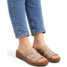 Wordex Mlx 1107 Yumuşak Esnek Tabanlı Taşlı Kadın Gündelik Terlik Sokak Ev Terliği