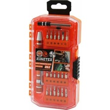 TeknoKapsül 26'sı 1 Arada Profesyonel Tornavida Uç Seti, 24 Adet Uç, Kalem Model Tornavida Sapı ve Uzatma Adaptörü