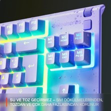 TeknoKapsül Apex 3 Tkl Rgb Suya ve Toza Dayanıklı Türkçe Gaming Klavye – Lila