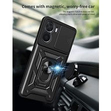 TeknoKapsül Y16 Kılıf Lens Sürgülü Yüzüklü Tank Silikon Pars