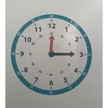 TeknoKapsül Hdg Mıknatıslı Saat Öğrenme Eğitimi Seti 20X20 cm
