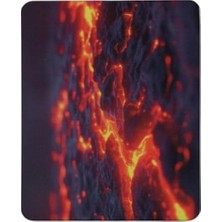 TeknoKapsül Baskılı Desenli Renkli Tip Kaymaz Taban Optik Bilgisayar Notebook Mouse Pad Maus Pad (Magma)