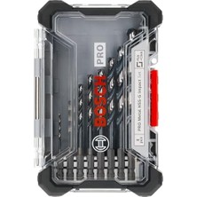 TeknoKapsül Matkap Seti Matkap Seti Control Hss, 8-Parçalı Set Bohrmaschienen, Spiral Matkap Ucu Seti Için Her Biri 1 Hss Matkap Ucu Çap 2, 3, 4, 5, 6, 7, 8, 10 Mm, 1 Kutu