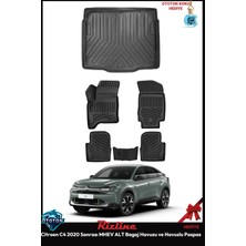 Rizline Citroen C4 2020 Sonrası Mhev Alt Bagaj Havuzu ve Havuzlu Paspas
